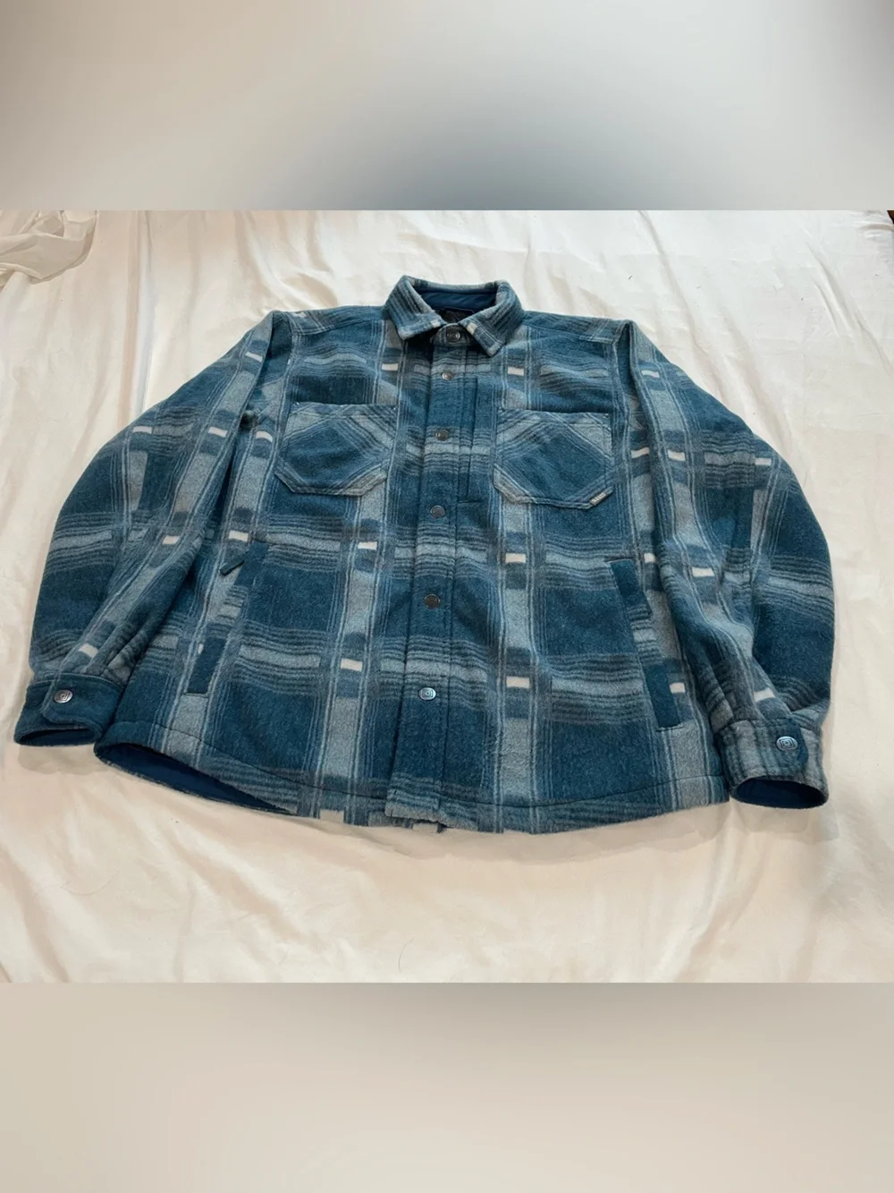 5.11 Tactical Blue Plaid Lightweight Frontier Shirt Jacket